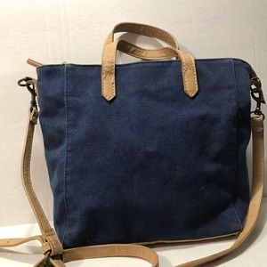 Universal thread blue denim Crossbody bag